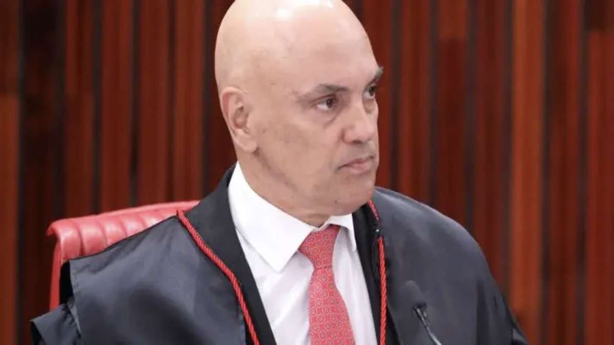 Ministro Alexandre de Moraes durante sessão do Supremo Tribunal Federal