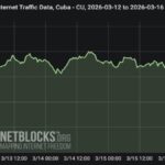 Ruas de Havana em total escuridão durante o apagão que atingiu Cuba