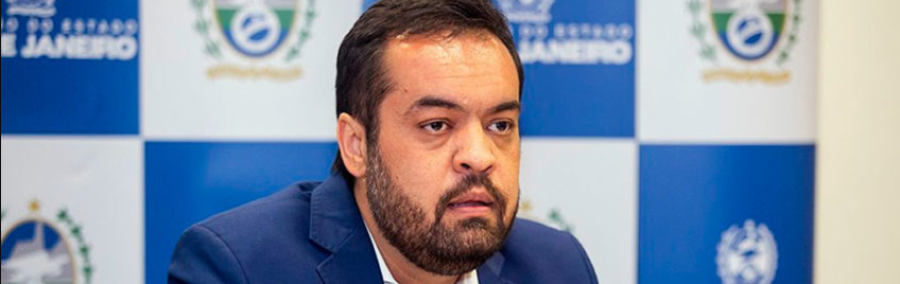 Ex-governador Cláudio Castro durante evento político antes da condenação pelo TSE