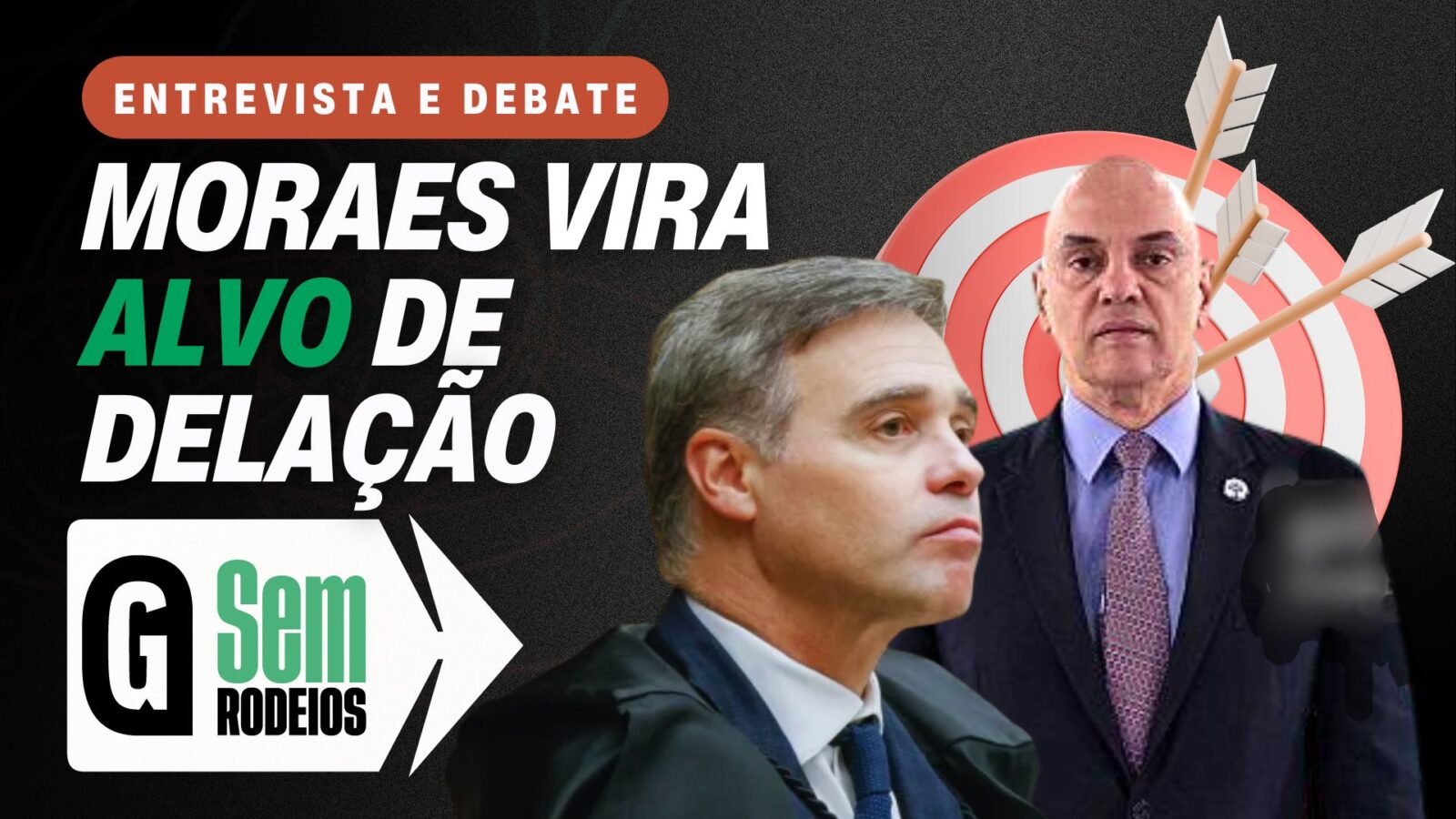 Montagem com o ex-banqueiro Daniel Vorcaro e o ministro Alexandre de Moraes, com o Banco Central ao fundo.