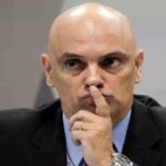 Senador Flávio Bolsonaro e ministro Alexandre de Moraes em montagem sobre decisão do STF