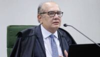 Ministro Gilmar Mendes durante sessão do Supremo Tribunal Federal