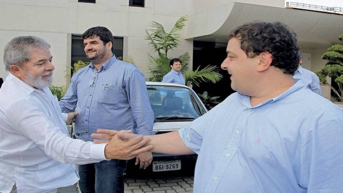 Fábio Luís Lula da Silva, o Lulinha, filho do presidente Lula, em evento público