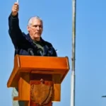 Montagem com o ditador cubano Miguel Díaz-Canel e o presidente dos EUA Donald Trump lado a lado