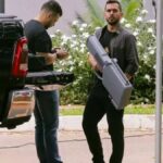 Policial da PMDF em operação de segurança próximo à residência de Jair Bolsonaro em Brasília