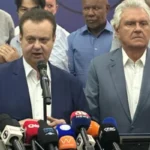 Governador Ronaldo Caiado durante evento do PSD de lançamento de pré-candidatura à Presidência em 2026