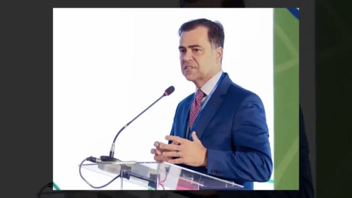 Sandoval Feitosa, diretor-geral da Aneel, durante anúncio sobre tarifas de energia elétrica