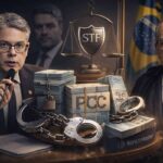 Senador Alessandro Vieira durante sessão da CPI do Crime Organizado no Senado Federal