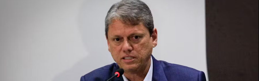 Governador Tarcísio de Freitas em Brasília para reuniões no STF sobre Sabesp e Jair Bolsonaro