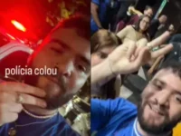 Humorista Tiago Santineli e deputado Nikolas Ferreira