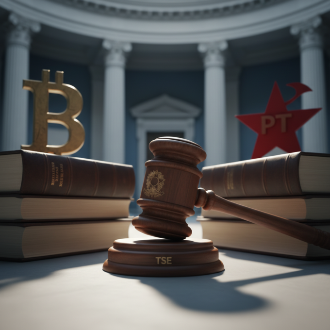 Fachada do Tribunal Superior Eleitoral em Brasília durante período eleitoral de 2026