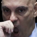 Ministro Alexandre de Moraes durante sessão no Supremo Tribunal Federal