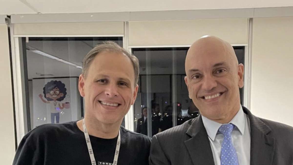 Alexandre de Moraes durante sessão ligada ao caso Tagliaferro