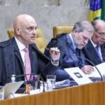 Alexandre de Moraes em sessão do Supremo Tribunal Federal
