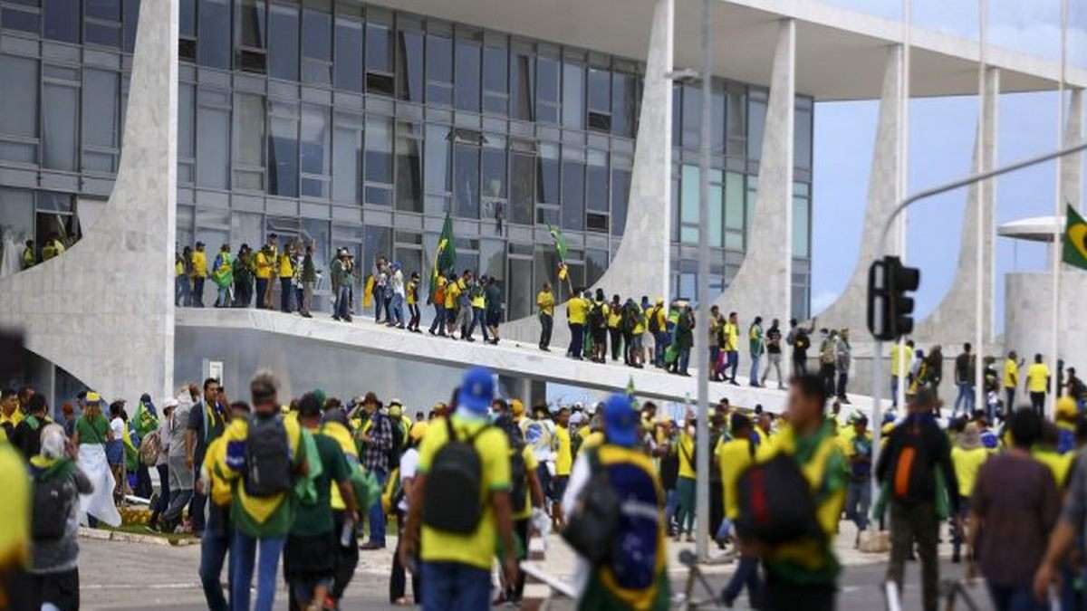 Sede do Supremo Tribunal Federal em Brasília durante julgamentos do 8 de janeiro