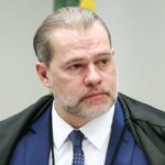 Ministro Dias Toffoli do Supremo Tribunal Federal em julgamento no plenário da corte