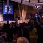 Donald Trump durante agenda pública em Washington