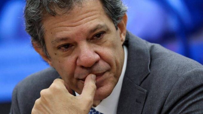 Fernando Haddad em agenda pública durante debate sobre a eleição em São Paulo