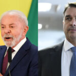 Flávio Bolsonaro em imagem de arquivo durante agenda pública