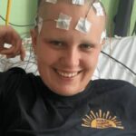 Tela com sistema de inteligência artificial usado em apoio a diagnóstico médico