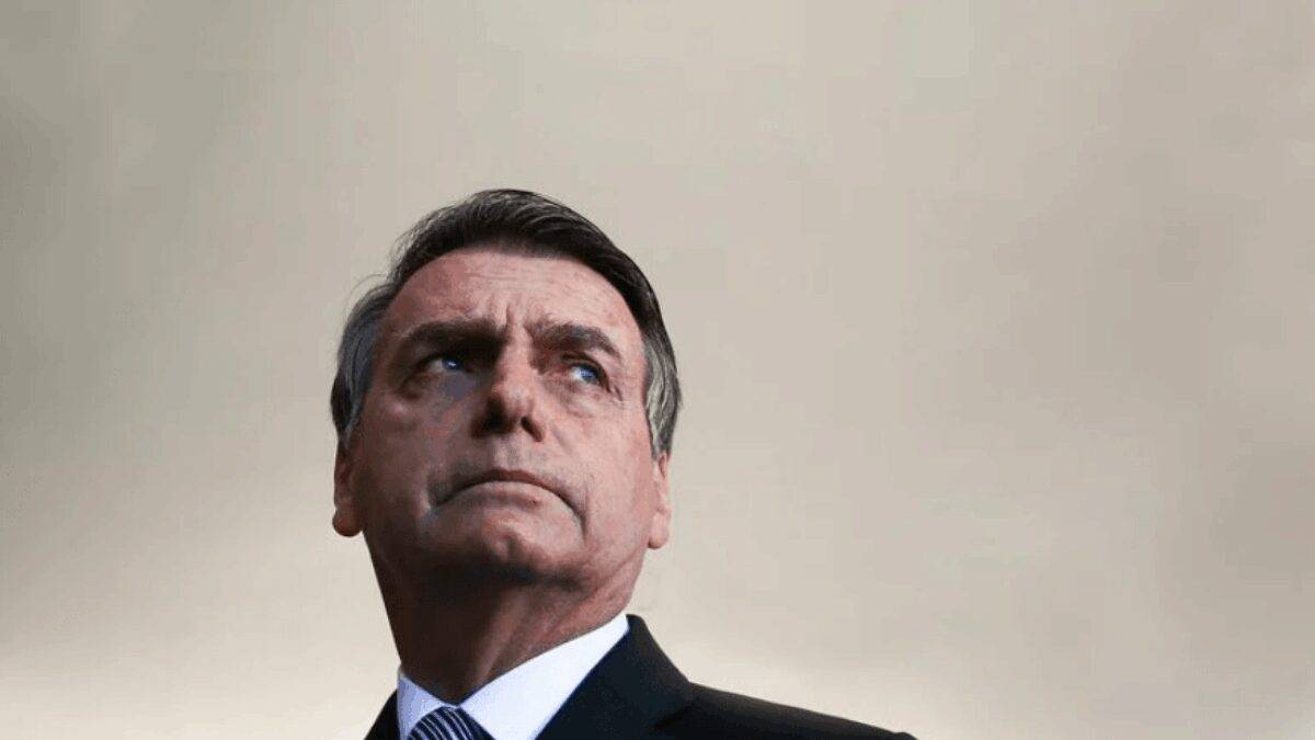 Jair Bolsonaro em imagem de arquivo durante agenda pública em Brasília