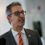 Romeu Zema em imagem relacionada a tensão com o Supremo Tribunal Federal