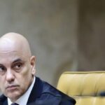 Alexandre de Moraes em sessão do Supremo Tribunal Federal