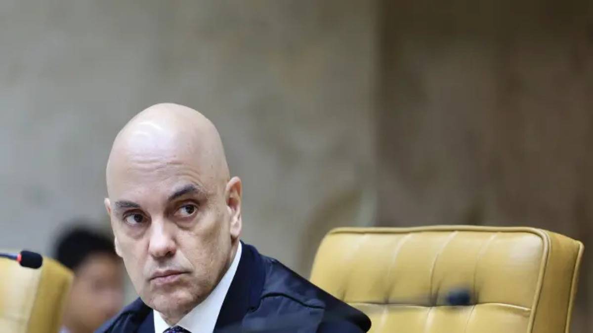 Alexandre de Moraes em sessão do Supremo Tribunal Federal