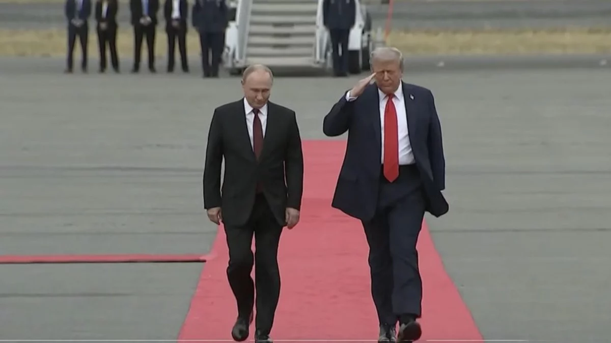 Donald Trump e Vladimir Putin em contexto de contato diplomático