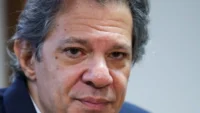 Fernando Haddad durante evento em São Paulo sobre imposto e educação