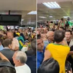 Senador Flávio Bolsonaro após reunião com o presidente Donald Trump na Casa Branca em Washington D.C.