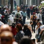 Indicador de PIB per capita do Brasil em comparação com a média mundial