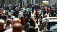Indicador de PIB per capita do Brasil em comparação com a média mundial