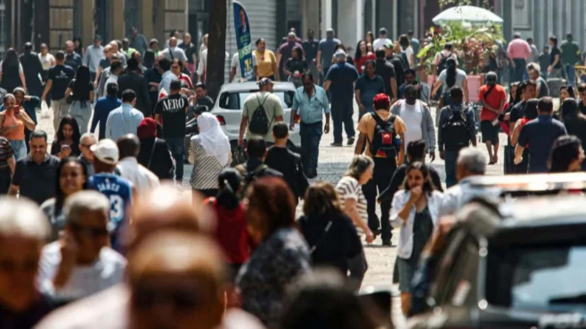 Indicador de PIB per capita do Brasil em comparação com a média mundial