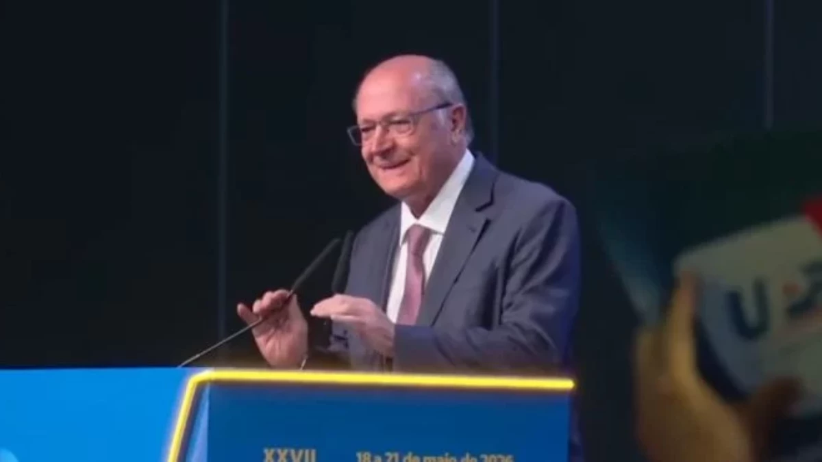 Geraldo Alckmin durante abertura da Marcha dos Prefeitos em Brasília