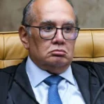 Ministro Gilmar Mendes durante sessão no STF