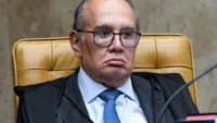 Ministro Gilmar Mendes durante sessão no STF