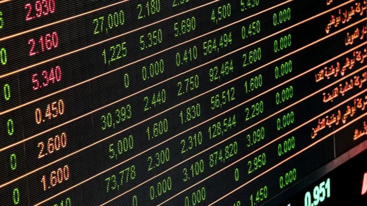 Painel do Ibovespa na B3 durante queda da bolsa brasileira
