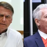 Jair Bolsonaro e Rogério Correia em imagens de arquivo
