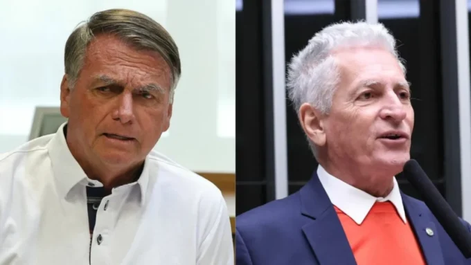 Jair Bolsonaro e Rogério Correia em imagens de arquivo
