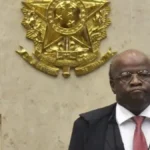 Joaquim Barbosa em registro de arquivo durante atuação no STF