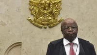 Joaquim Barbosa em registro de arquivo durante atuação no STF
