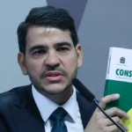 Jorge Messias durante processo de indicação ao STF no Senado