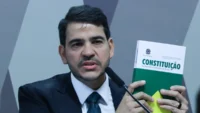Jorge Messias durante processo de indicação ao STF no Senado