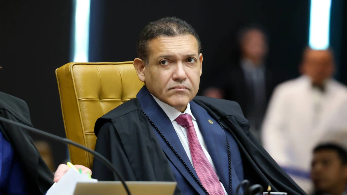 Kassio Nunes Marques durante sessão no Supremo Tribunal Federal