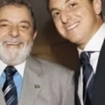 Luciano Huck durante evento em que criticou o modelo do Bolsa Família