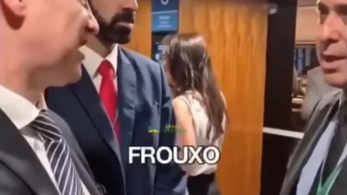 Deputado Marcel van Hattem após caso de intimidação na Câmara