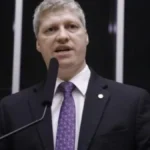 Marcel van Hattem durante atividade na Câmara dos Deputados