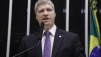 Marcel van Hattem durante atividade na Câmara dos Deputados