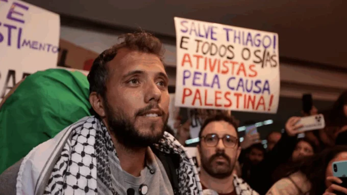 Lula cobra libertação do ativista brasileiro Thiago Ávila preso por Israel